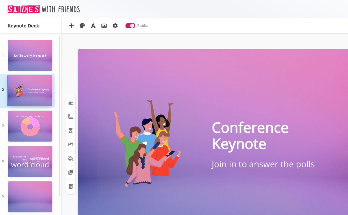 Slides With Friends — Interactive events, meetings, and presentations