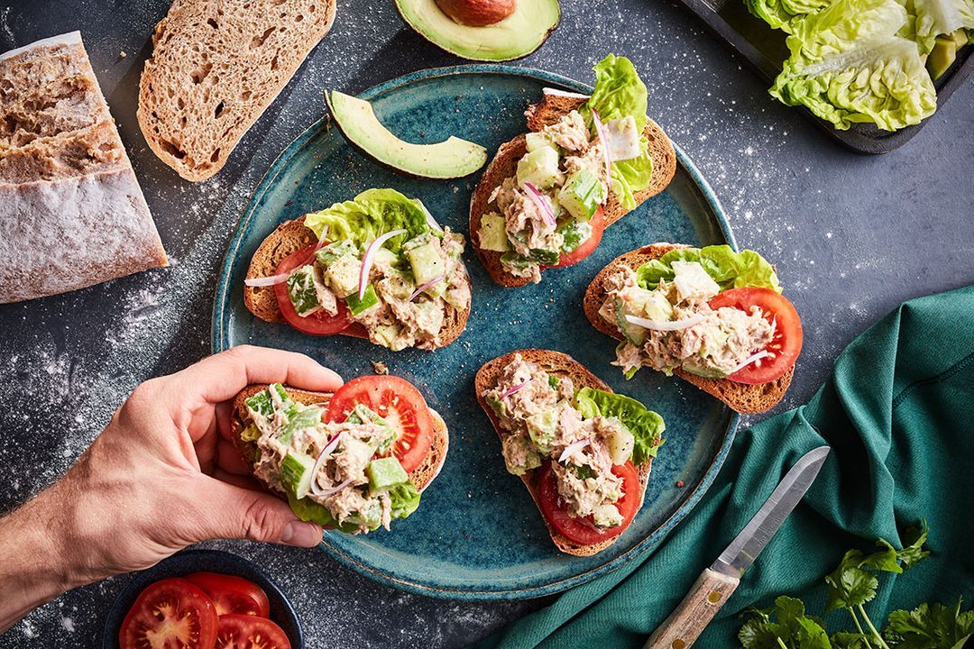 Mexican Tuna, Avocado and Cucumber Sandwich A Capsicana Recipe