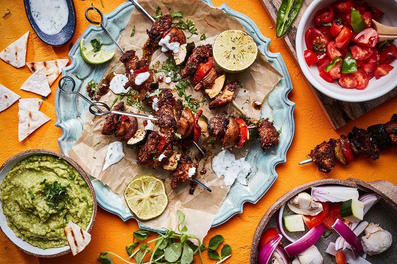 Brazilian Chicken and Vegetable Skewers A Capsicana Recipe