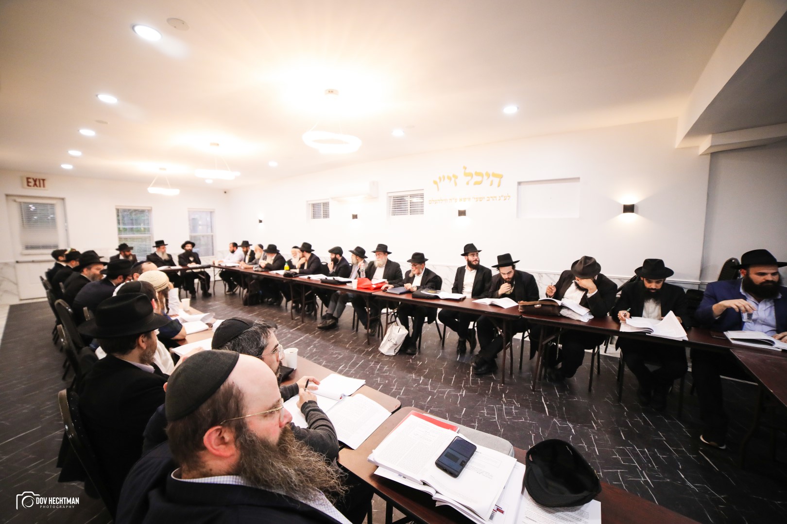 More than 40 talmidim from the Crown Heights area were tested in their semicha studies