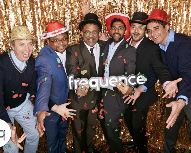 Frequence holiday team photo