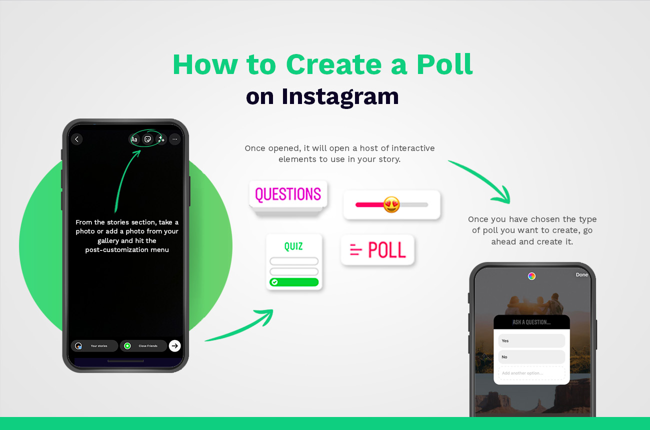 creating a poll on instagram