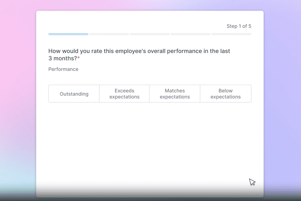 manager performance review in effy AI