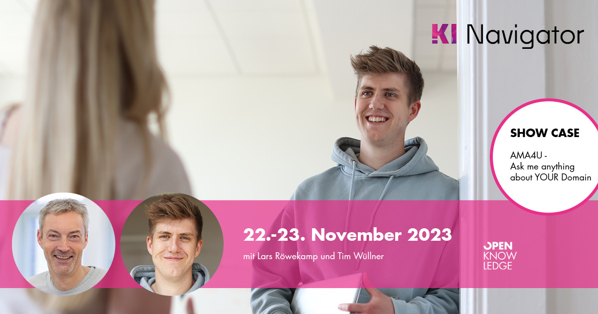 KI Navigator 2023 in Nürnberg — OPEN KNOWLEDGE GmbH