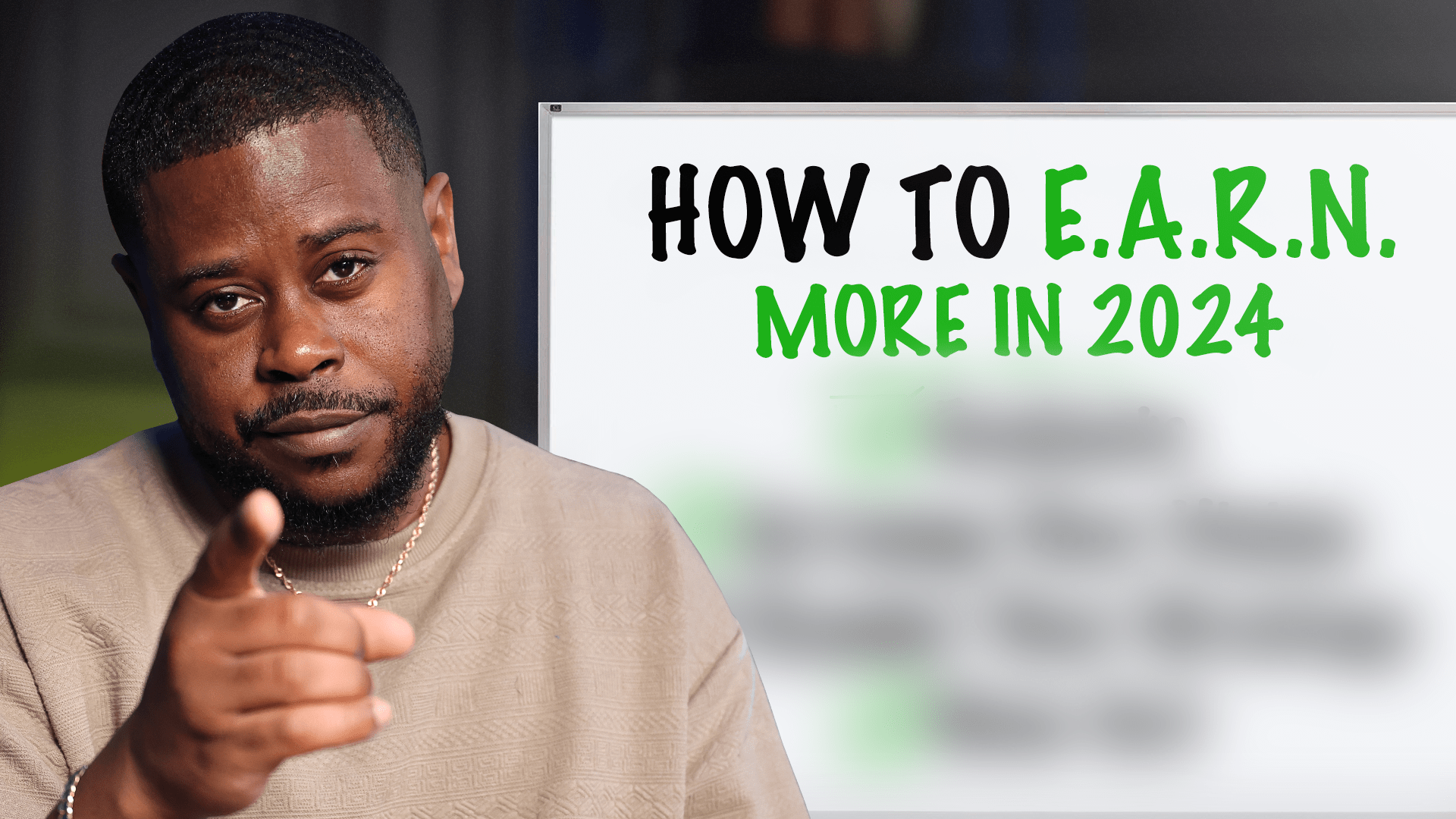How to E.A.R.N More in 2024 Anthony O'Neal