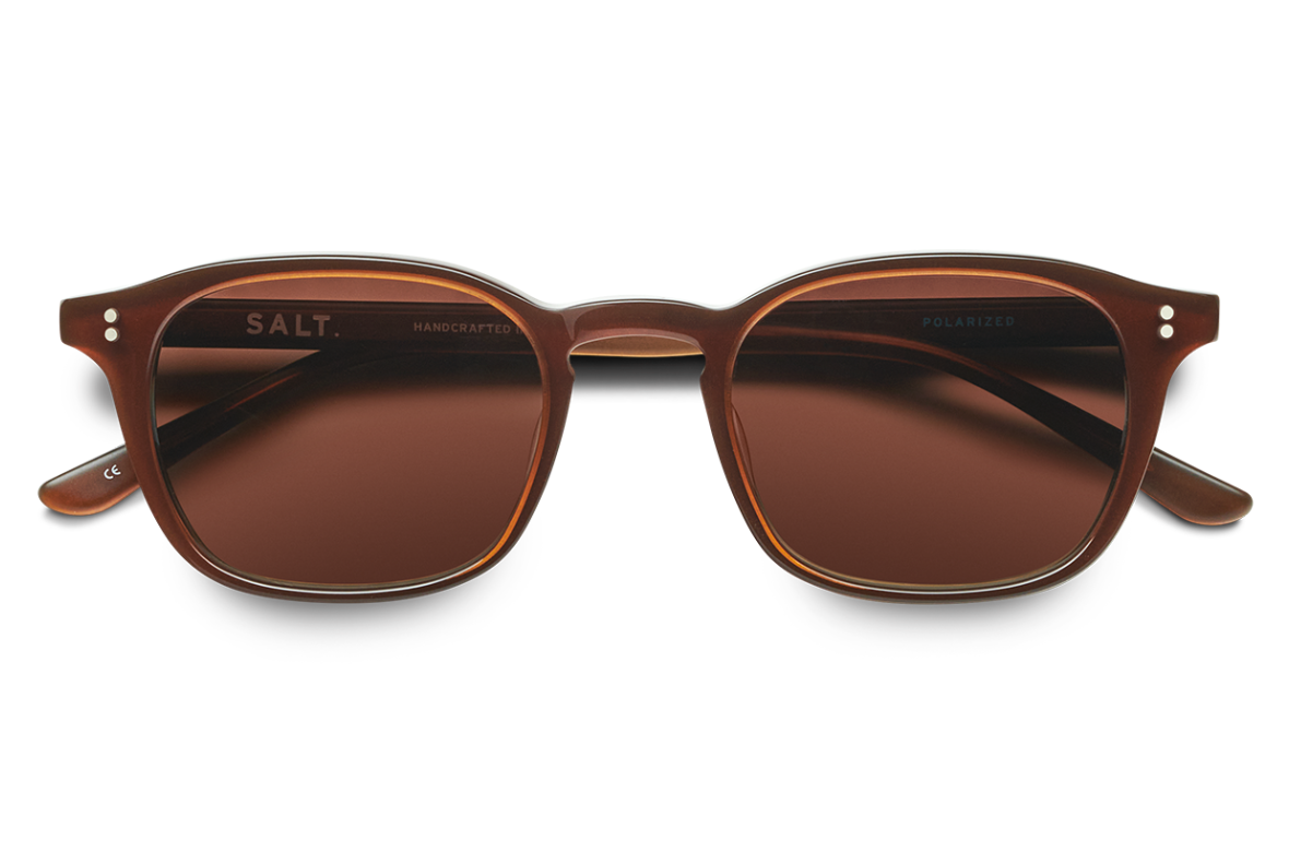 Quinn Sunglasses by SALT. Optics Coffee Black — THE OPTICAL. CO
