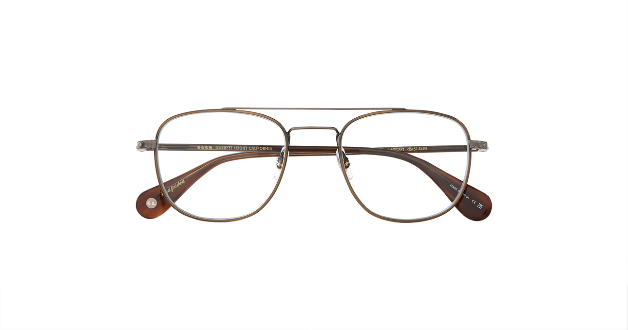Clubhouse II Eyeglasses by Garrett Leight Rose Gold — THE OPTICAL. CO