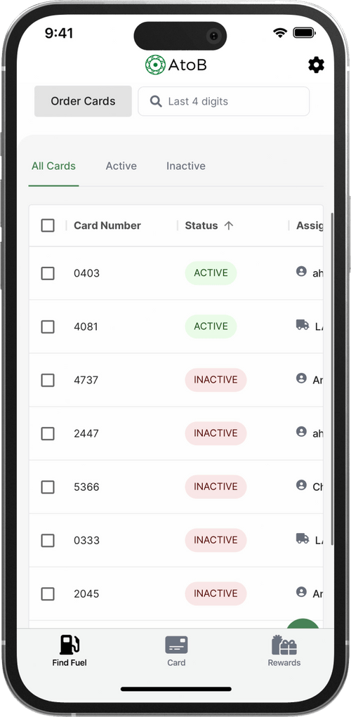 Mastercard Fuel Card & Prepaid Gas Cards AtoB