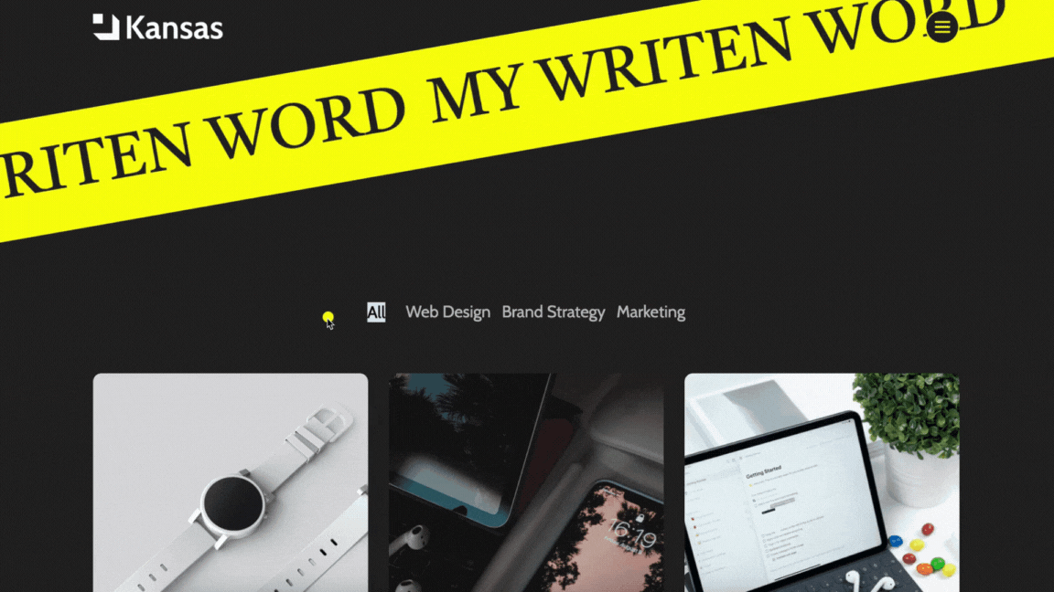 Portfolio Webflow app website template