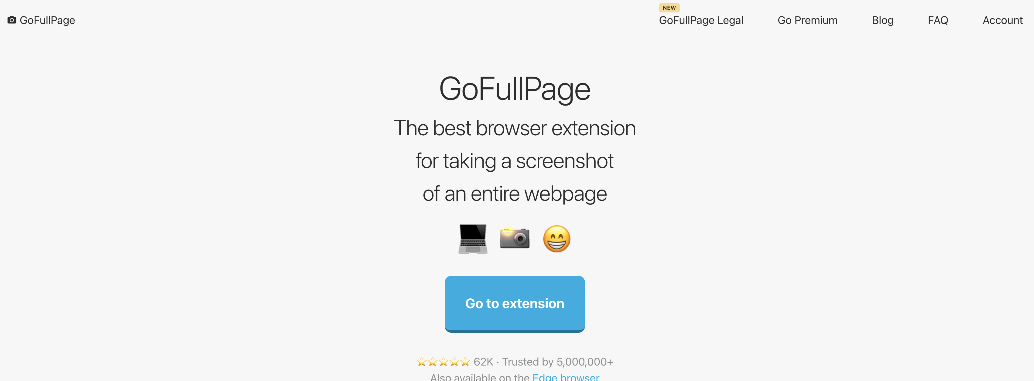 A screenshot of the GoFullPage chrome extension 