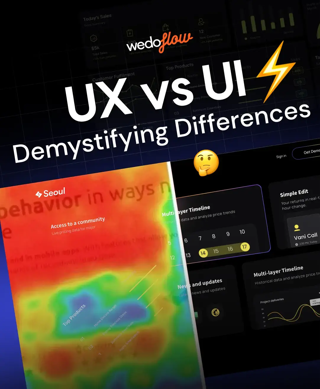 Demystifying UX vs UI Design – [The Ultimate Guide]