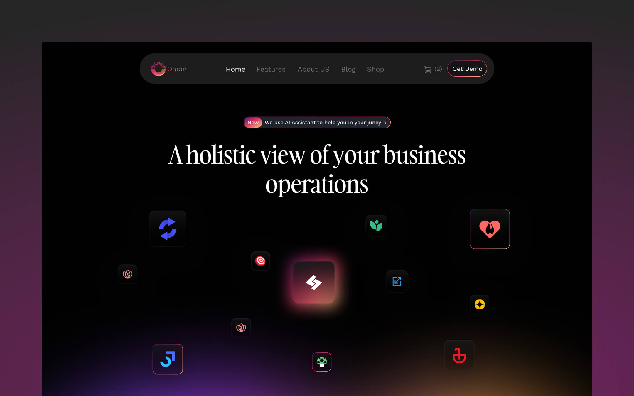 Oman  - Responsive Webflow Template - Technology / SaaS Category