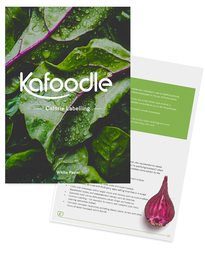 Calorie Labelling - Award-winning recipe & menu management software for ...