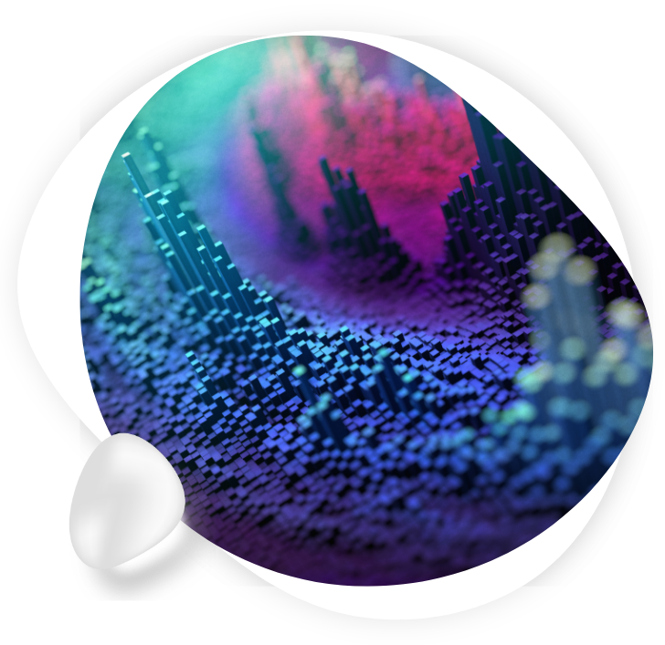 Abstract representation of visualized data