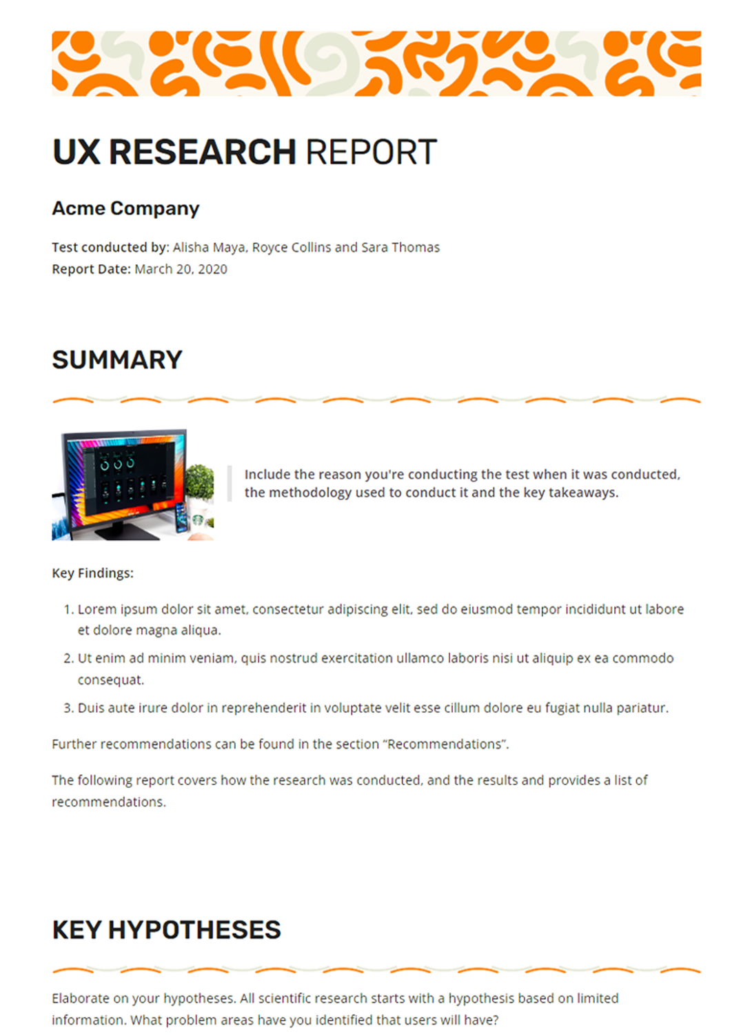 UX Research Template | Bit.ai