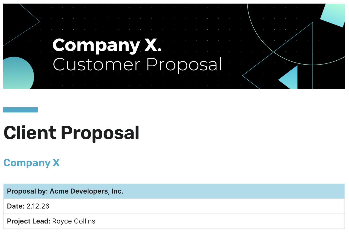 preview of a smart document