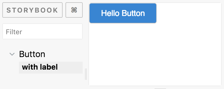 Bam tech react Storybook UI