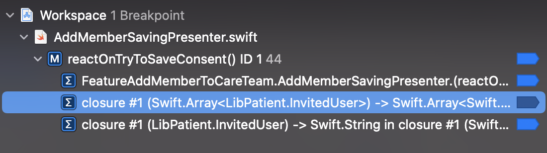 Breakpoint and its sub-breakpoints