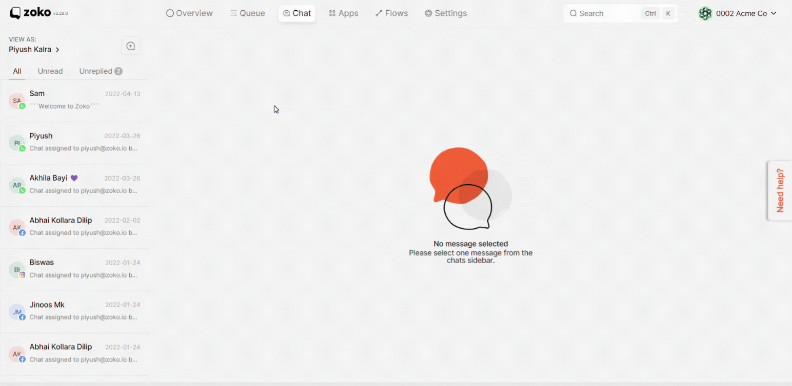 apps tab