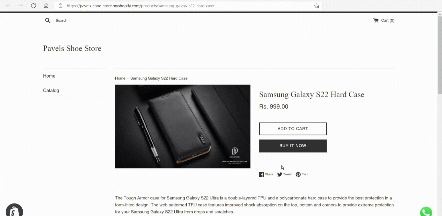 Click on Buy Now