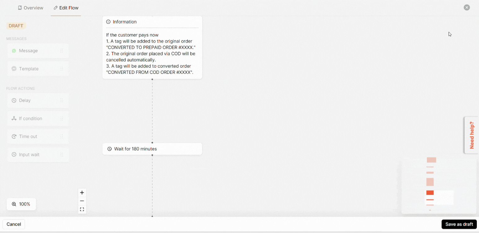 Close the Flow editor