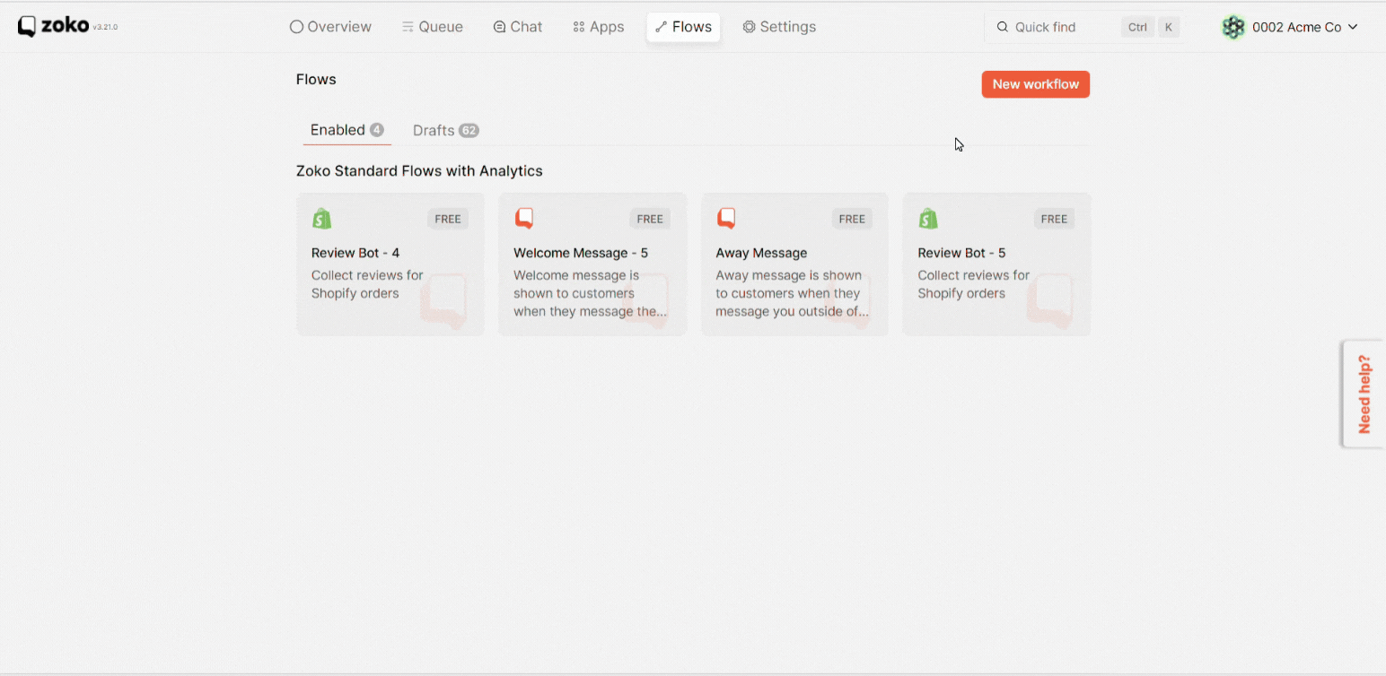 New Workflow