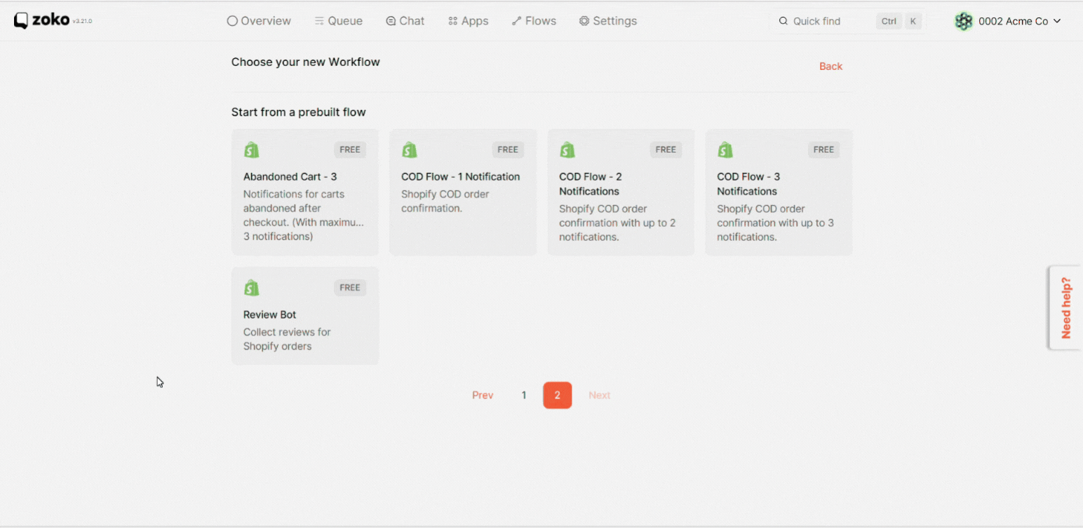 Review Bot flow