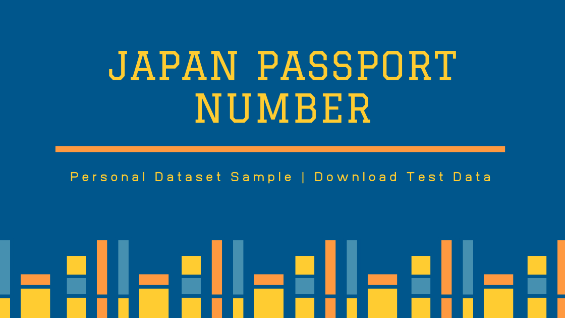 Personal Dataset Sample Japan Resident Registration Number (Oct 22, 2019)