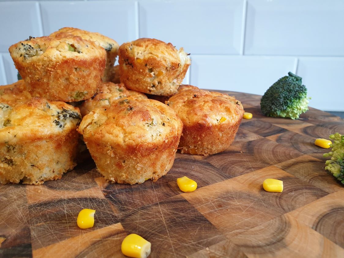 Kale & Pesto Muffins • Little Gannets Kale & Pesto Muffins • Little Gannets