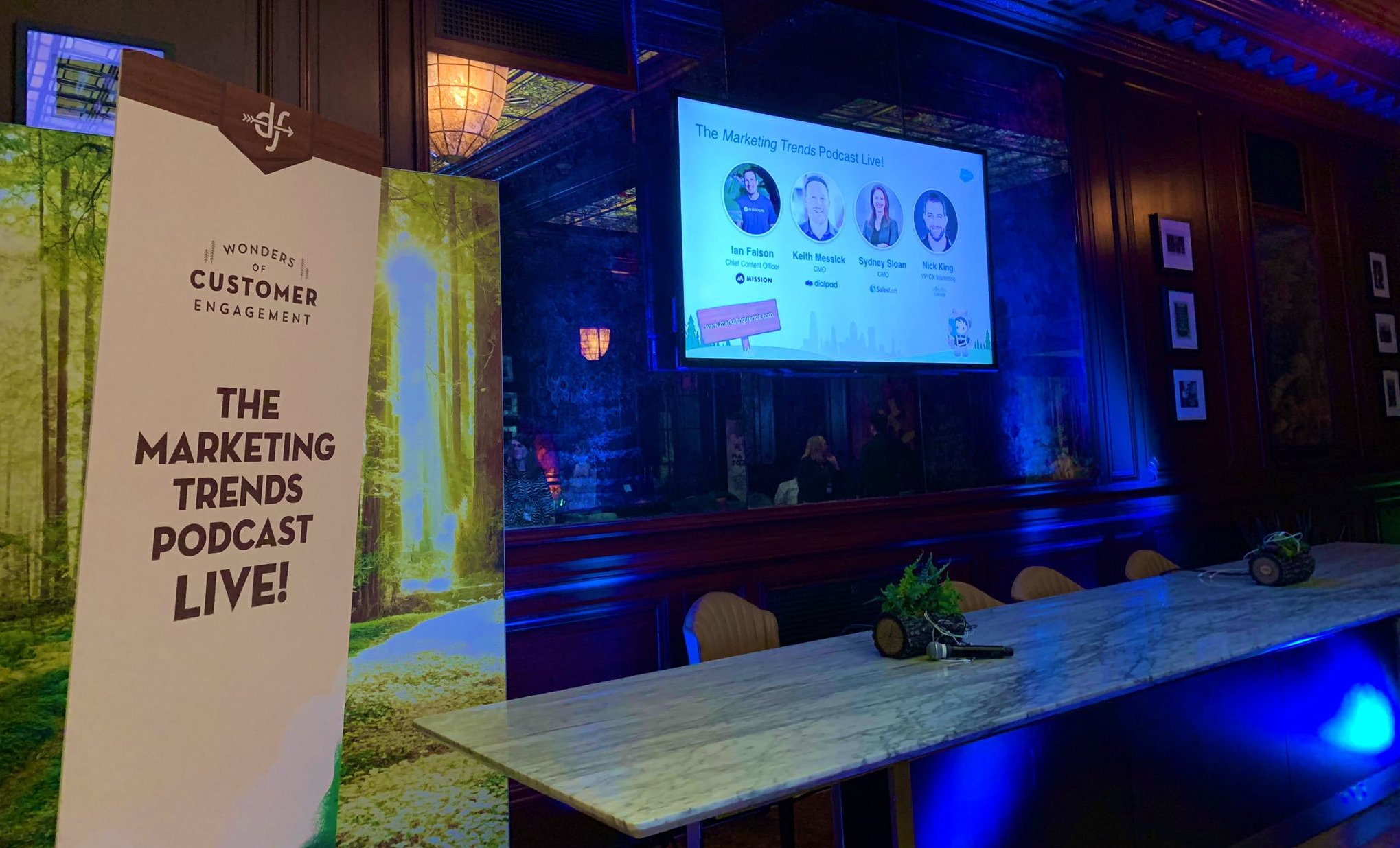 Marketing Trends Live Podcast Recording at Dreamforce