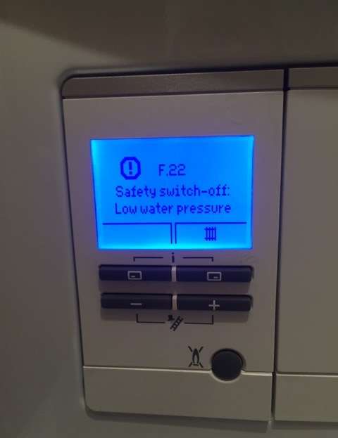 Boiler digital panel
