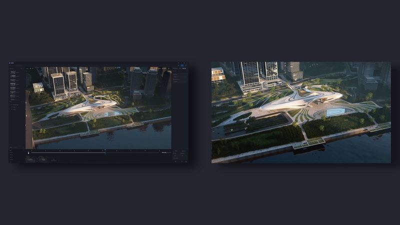 D5 Render for SketchUp Real-time Rendering Workflow