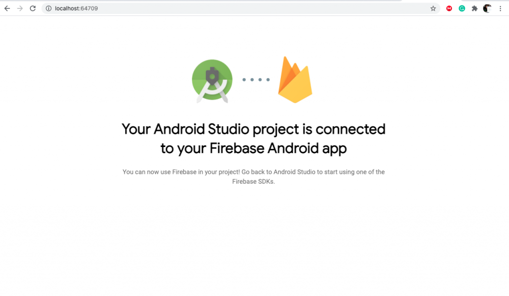 firebase connecting Android studio