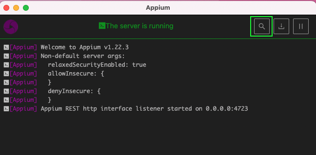 Appium Capabilities screenshot 5