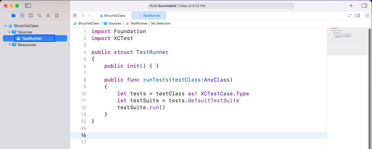 swiftui vs struct xctest