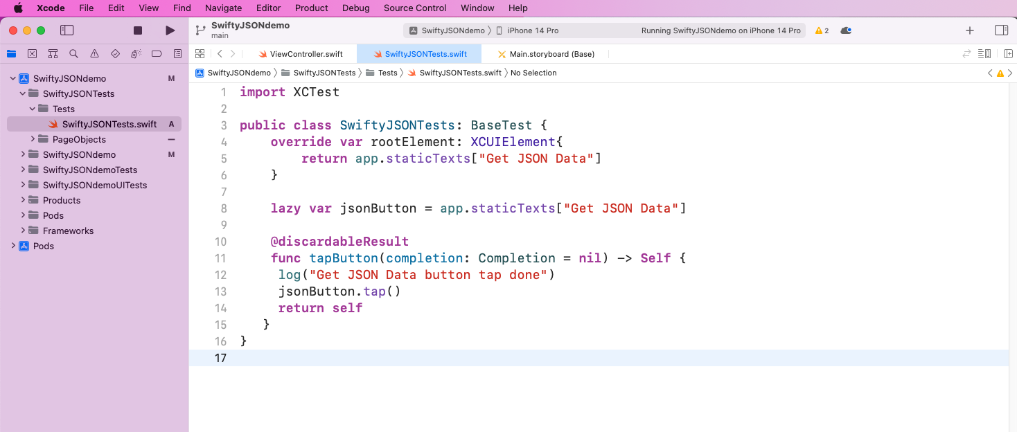 SwiftyJSON screenshot 30