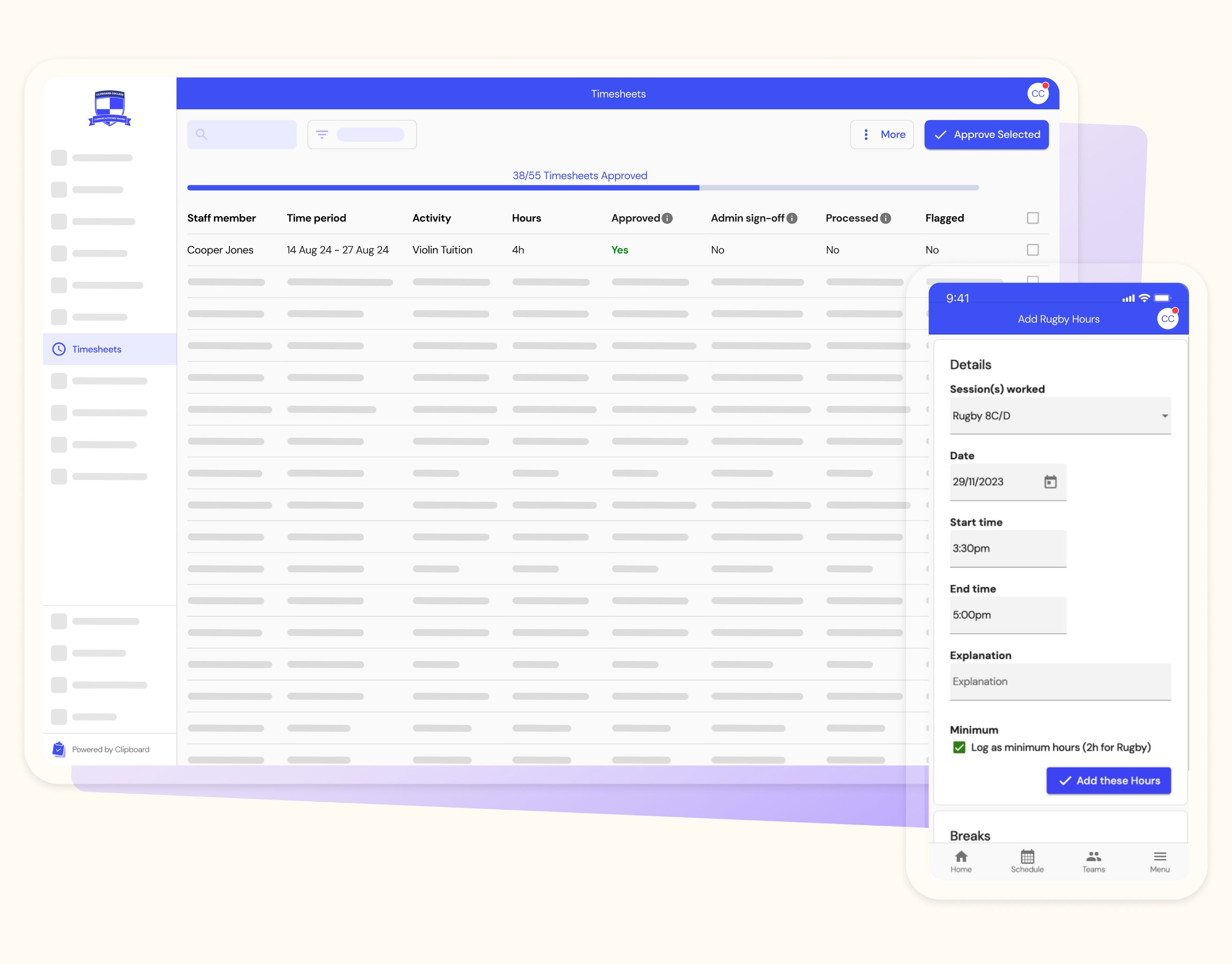 Clipboard Sports Management