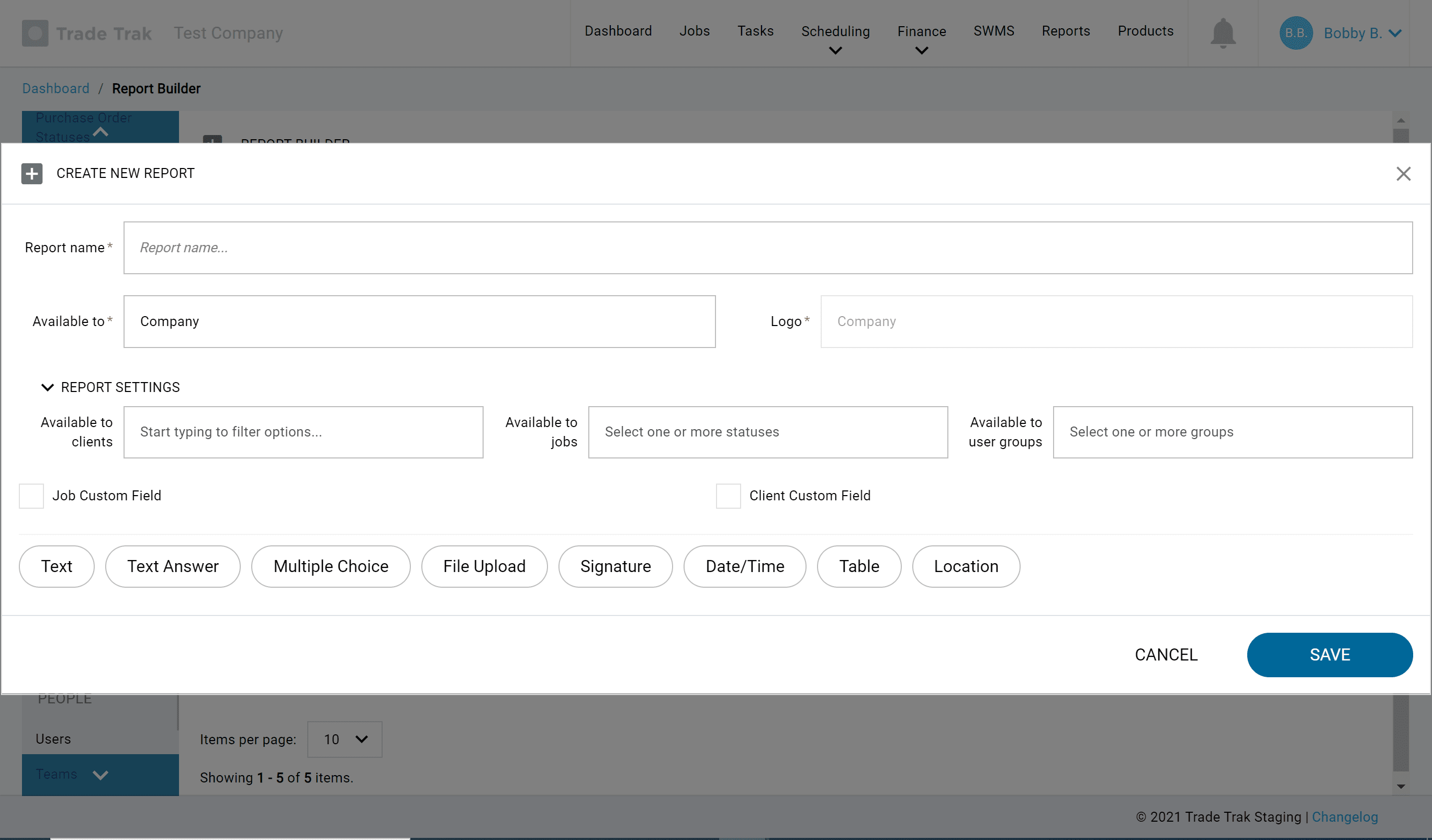 Exciting Updates to the Report Builder Trak