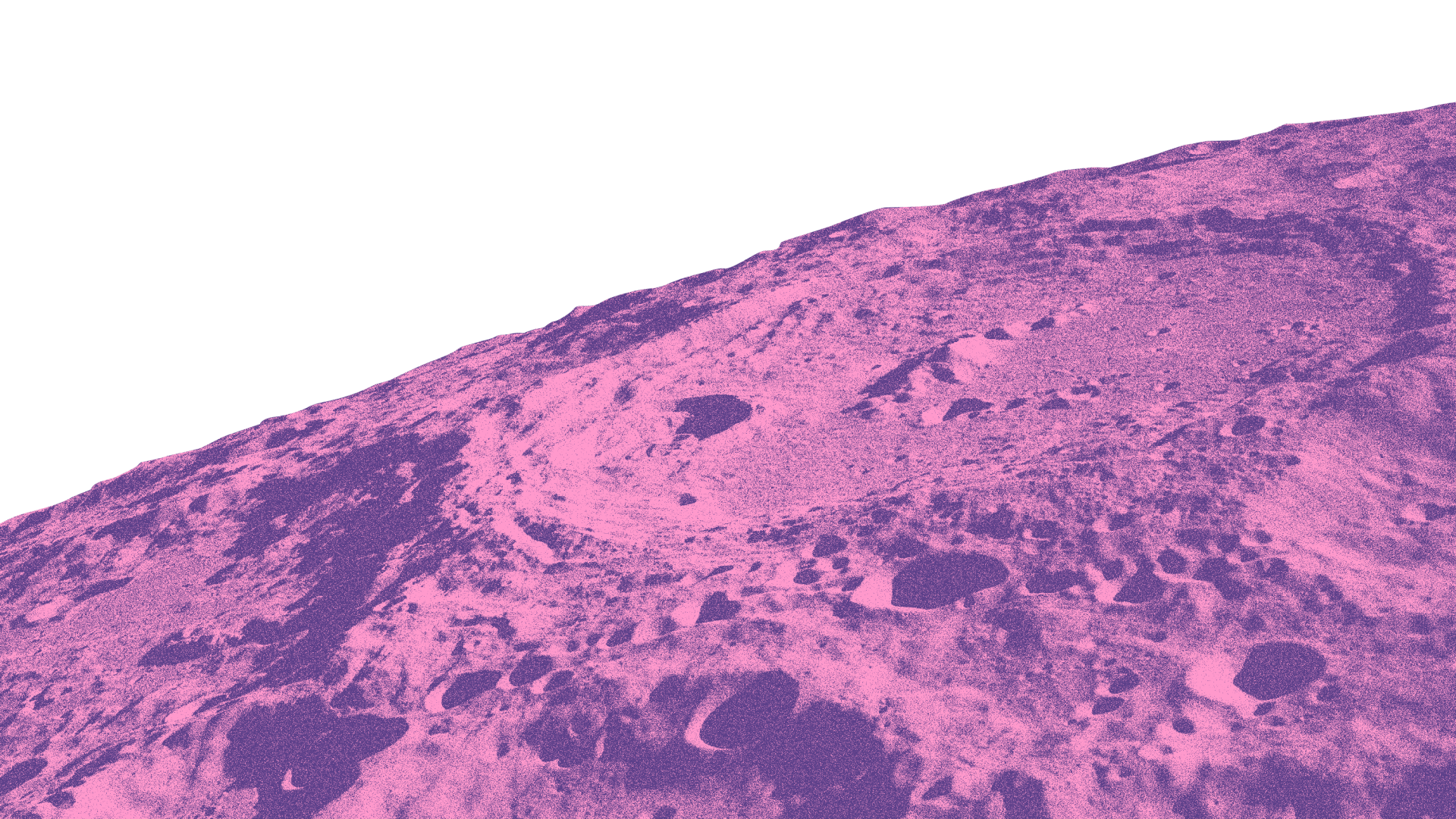 moon landing background pink