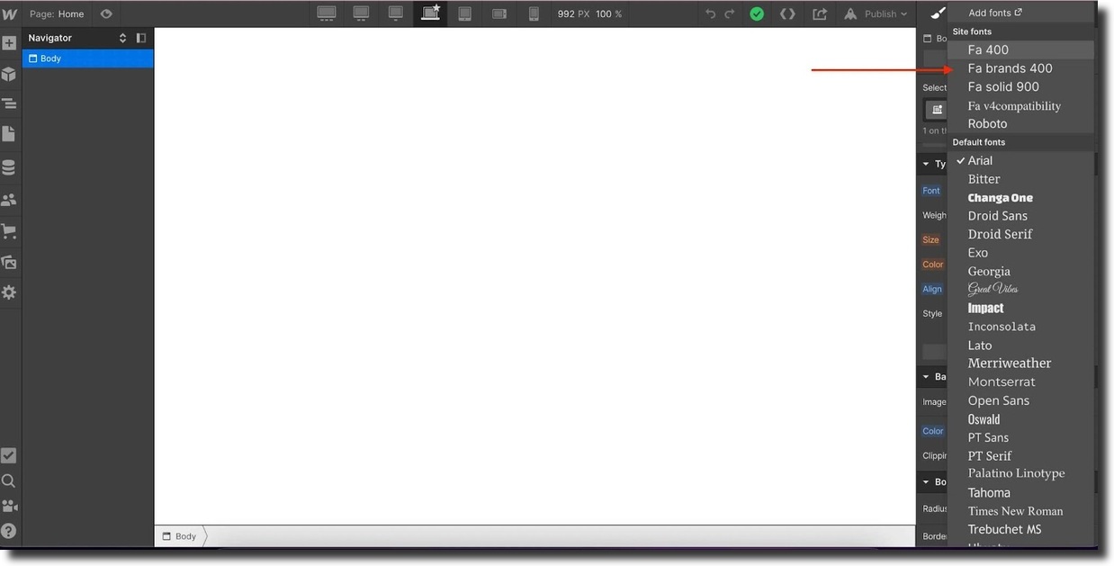 Install Font Awesome