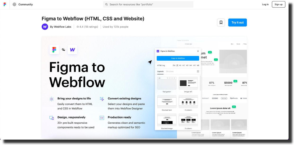 Setting Up Figma to Webflow Plugin