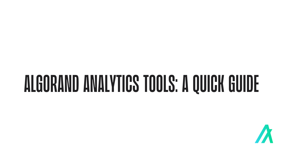 Algorand Analytics Tools in 2024: A Quick Guide