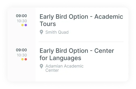 Guidebook event app schedule