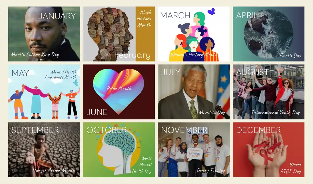 Diversity Calendar 2023: Cultural & DEI Events