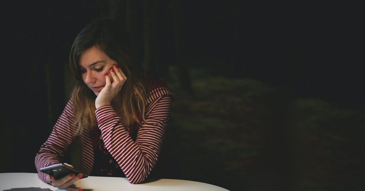 young woman calling the updated suicide hotline