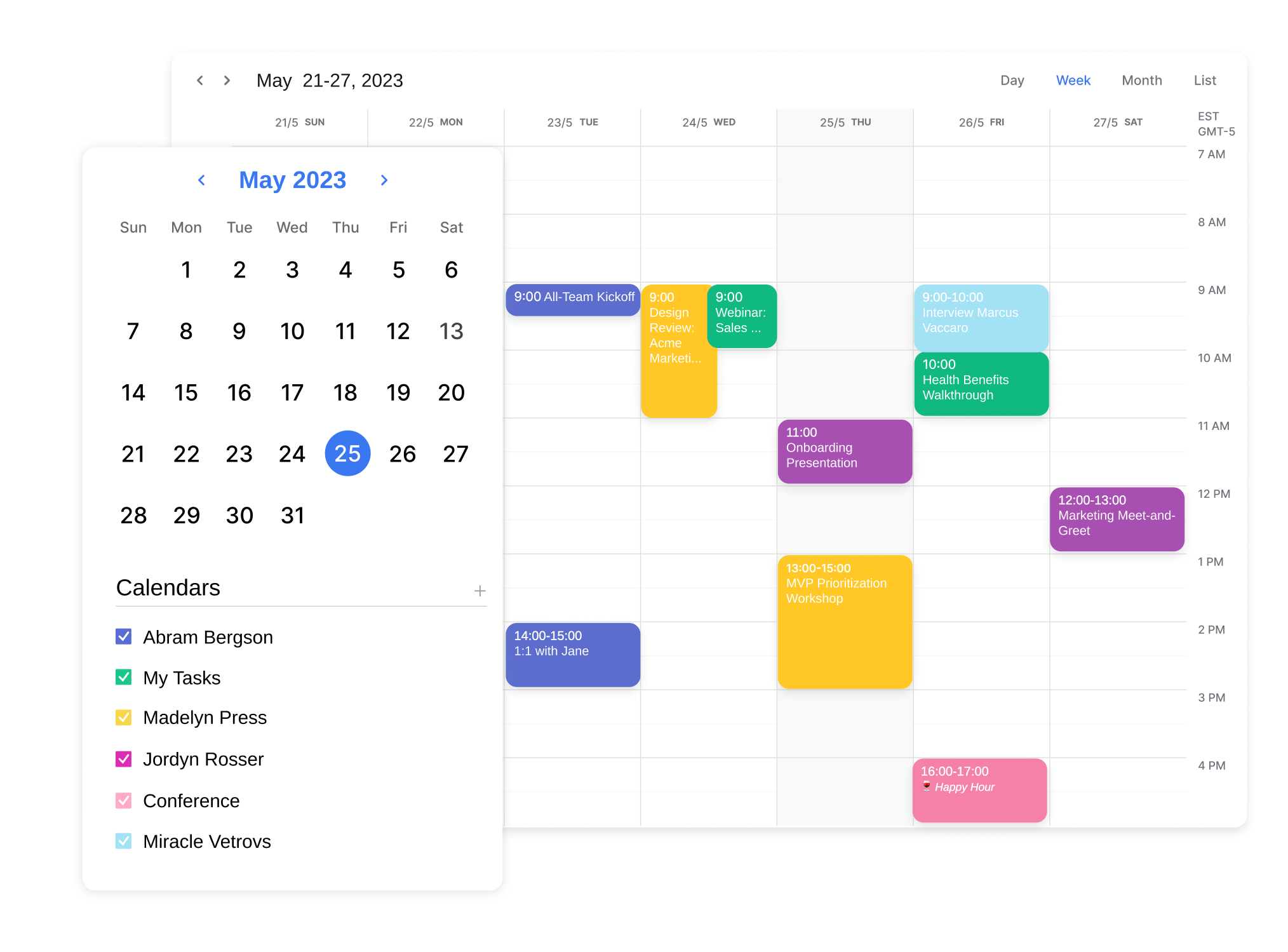 CRM calendar management | Fireberry