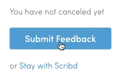 cancel scribd 5