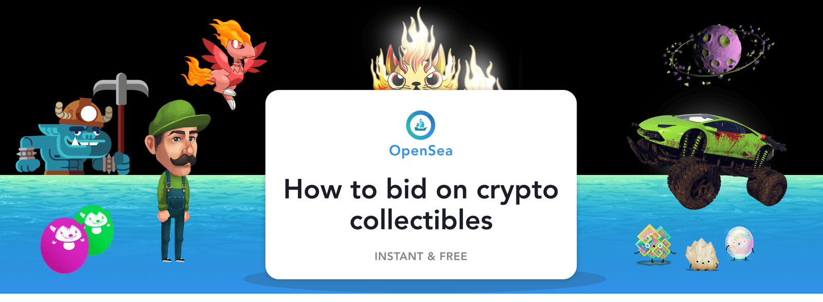 How to bid on crypto collectibles using OpenSea OpenSea