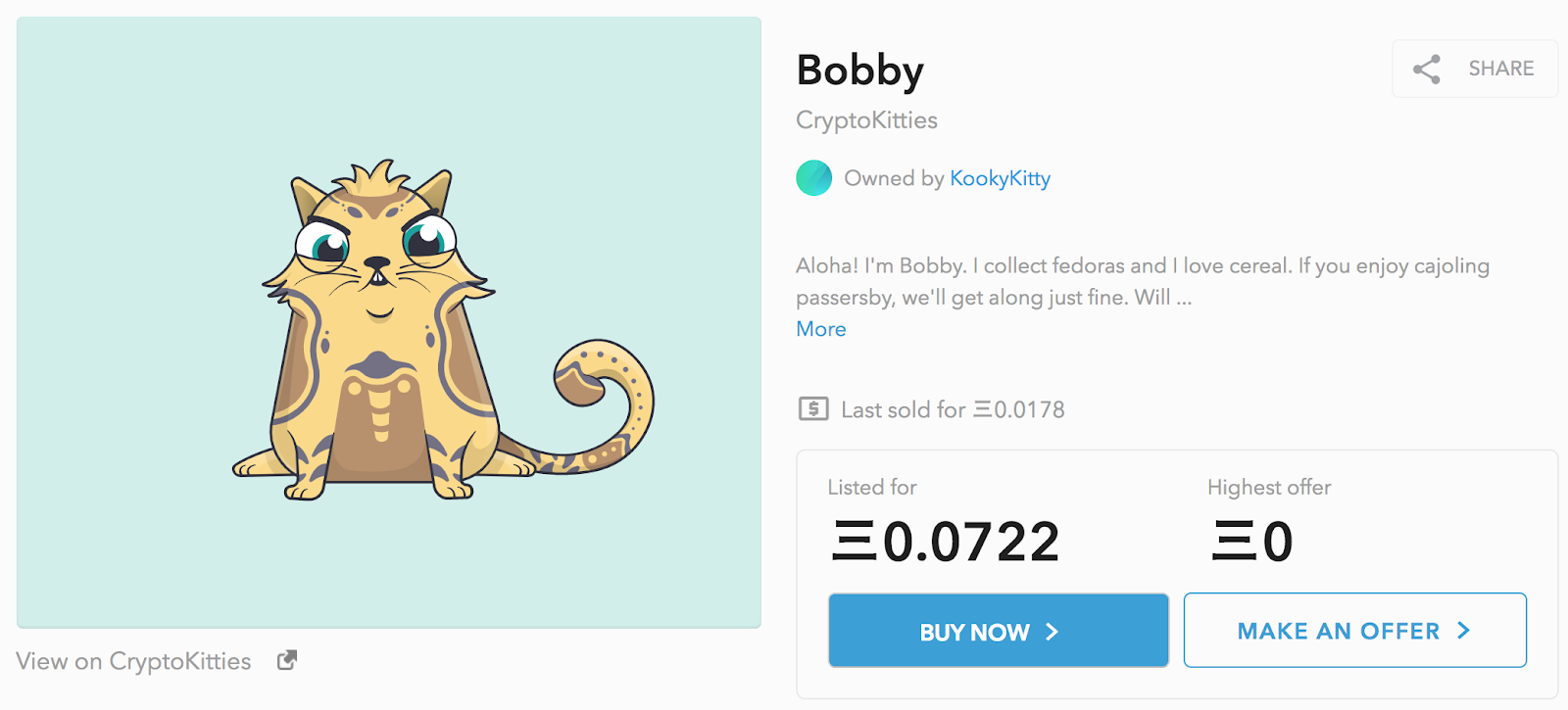 How to bid on crypto collectibles using OpenSea OpenSea