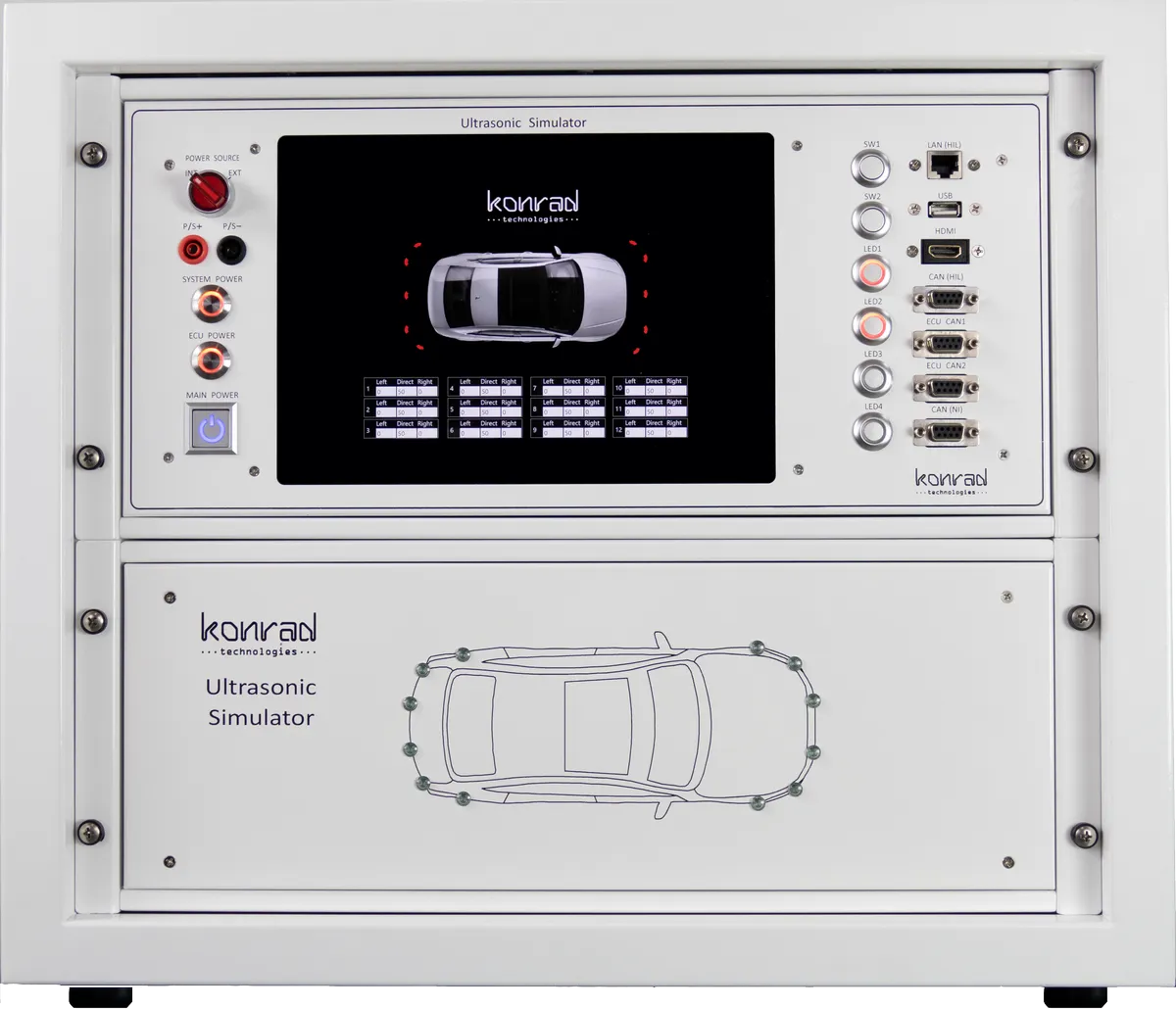 KT Ultrasonic Sensor Target Simulator - performs customizable object simulation for ultrasonic sensor performance verification